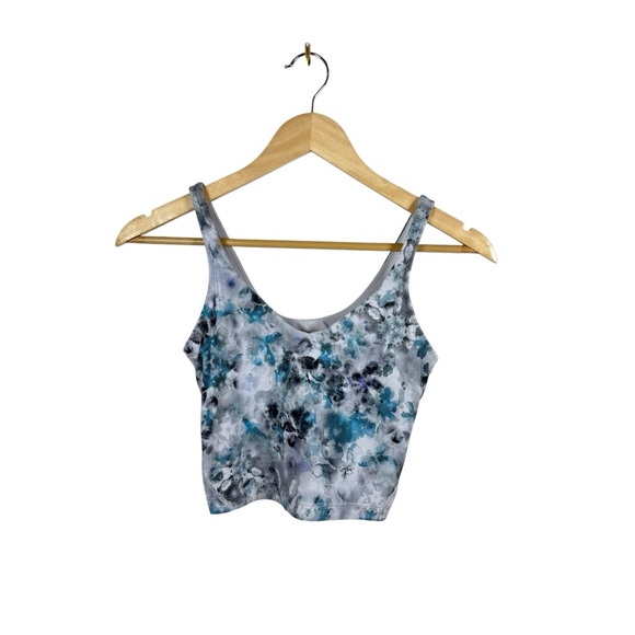 Lululemon Align Tank in Kaleidofloral Blue Size 4 - Picture 8 of 11